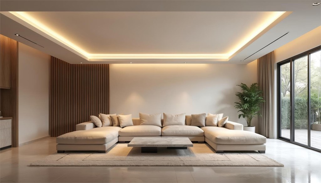 7 ideas creativas para integrar iluminación en falsos techos