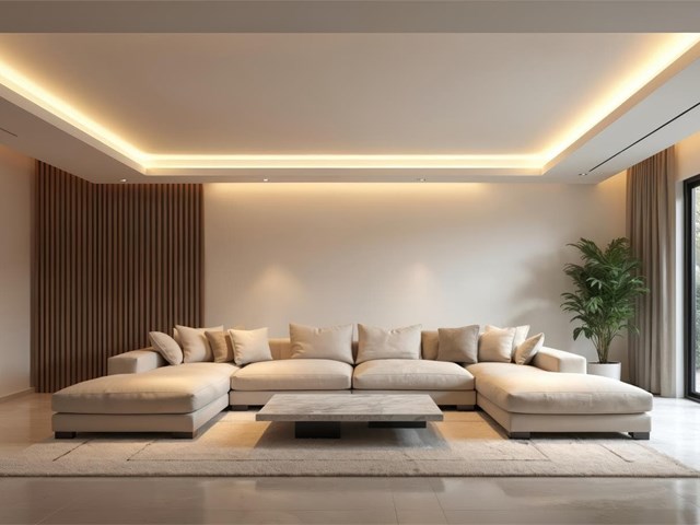 7 ideas creativas para integrar iluminación en falsos techos